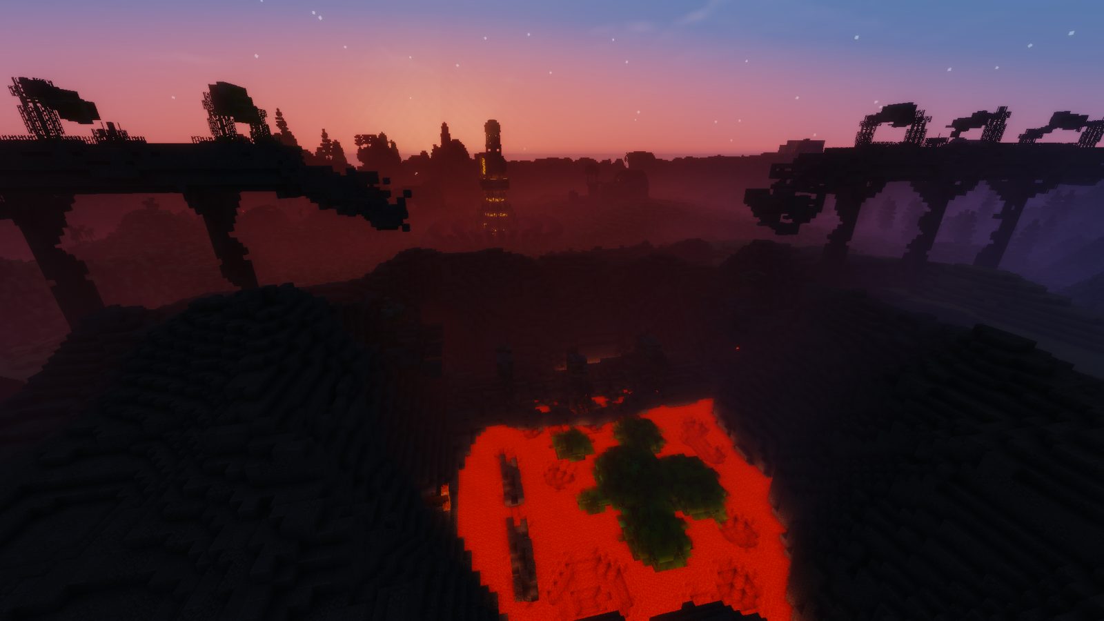 Nuclear crater